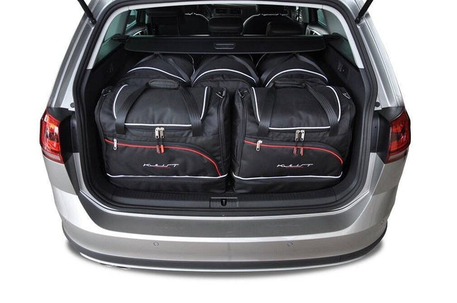Kjust Reistassenset voor Volkswagen Golf stationwagen 2013-2020 - Set van 5 Tassen met 3 Roltassen en 2 Sporttassen