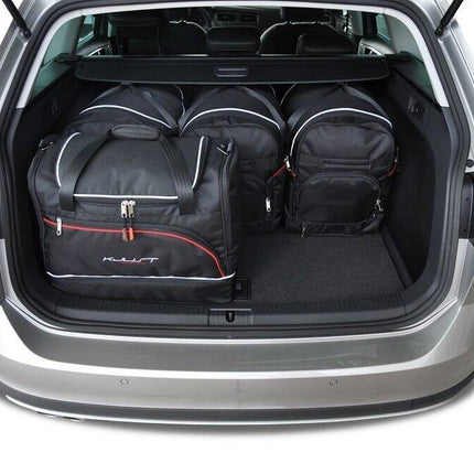 Kjust Reistassenset voor Volkswagen Golf stationwagen 2013-2020 - Set van 5 Tassen met 3 Roltassen en 2 Sporttassen