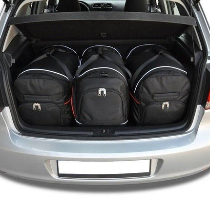 Kjust Reistassenset voor Volkswagen Golf 5-deurs 2008-2013 - Set van 3 Tassen met 2 Roltassen en 1 Sporttas