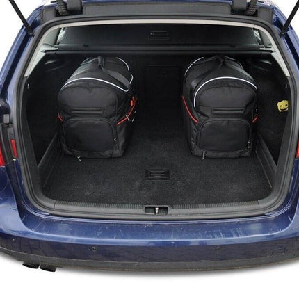 Kjust Reistassenset voor Volkswagen Passat Variant 2005-2011 - Set van 5 Tassen met 3 Roltassen en 2 Sporttassen