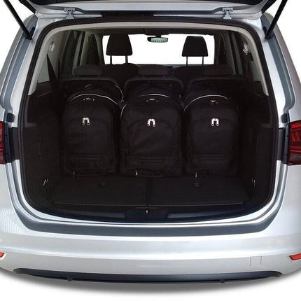 Kjust Reistassenset voor Volkswagen Sharan vanaf 2010 - Set van 5 Tassen met 3 Roltassen en 2 Sporttassen