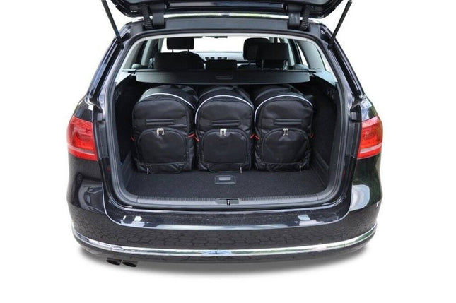 Kjust Reistassenset voor Volkswagen Passat Alltrack 2012-2015 - Set van 5 Tassen met 3 Roltassen en 2 Sporttassen