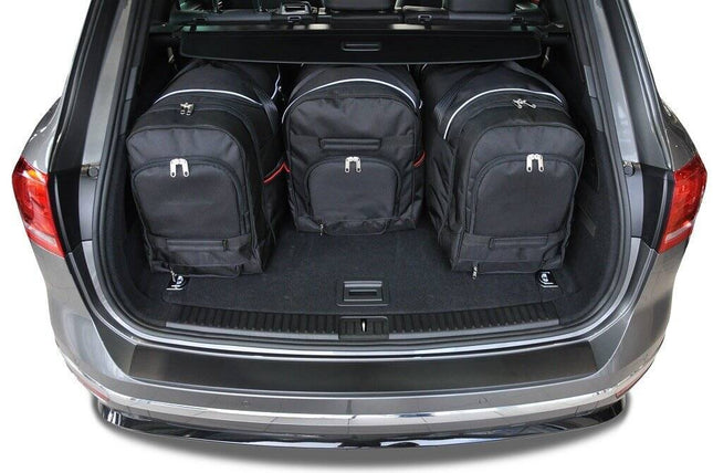 Kjust Reistassenset voor Volkswagen Touareg 2010-2018 - Set van 4 Tassen met 3 Roltassen en 1 Sporttas