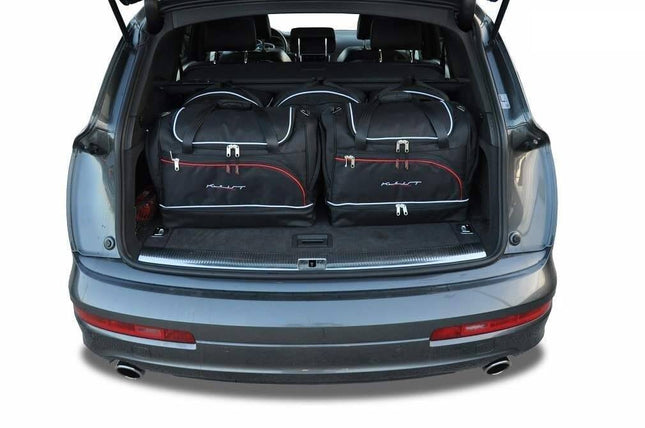 Kjust Reistassenset voor Audi Q7 2006-2015 - Set van 5 Tassen met 3 Roltassen en 2 Sporttassen