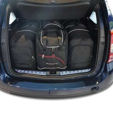 Kjust Reistassenset voor Dacia Duster 2014-2018 - Set van 4 Tassen met 2 Roltassen en 2 Sporttassen