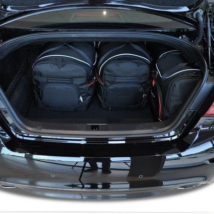 Kjust Reistassenset voor Infiniti Q70 Sedan 2013-2019 - Set van 5 Tassen met 2 Roltassen 1 Sporttas en 2 Vliegtuigtassen