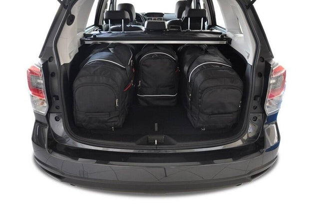 Kjust Reistassenset voor Subaru Forester 2013-2019 - Set van 4 Tassen met 2 Roltassen en 2 Sporttassen