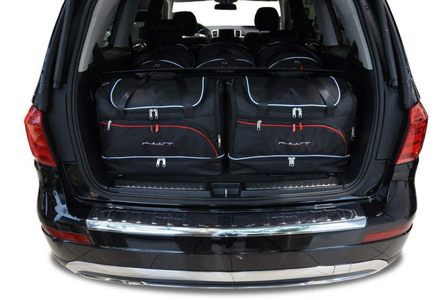 Kjust Reistassenset voor Mercedes Benz GL-Klasse 2013-2016 - Set van 5 Tassen met 3 Roltassen en 2 Sporttassen