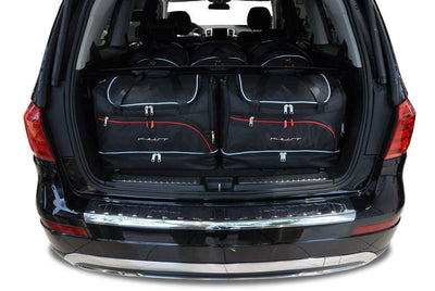 Kjust Reistassenset voor Mercedes Benz GL-Klasse 2013-2016 - Set van 5 Tassen met 3 Roltassen en 2 Sporttassen
