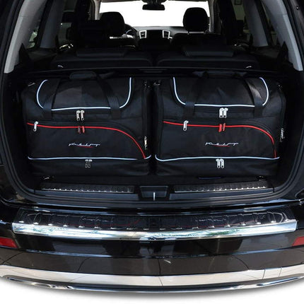 Kjust Reistassenset voor Mercedes Benz GL-Klasse 2013-2016 - Set van 5 Tassen met 3 Roltassen en 2 Sporttassen