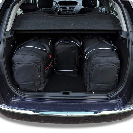Kjust Reistassenset voor Citroen C4 Picasso 2007-2013 - Set van 4 Tassen met 2 Roltassen en 2 Sporttassen