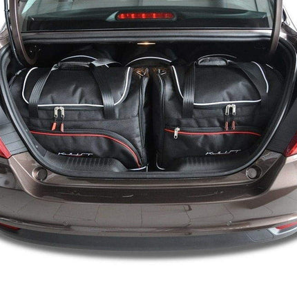 Kjust Reistassenset voor Fiat Tipo 5-deurs 2016-2023 - Set van 5 Tassen met 3 Roltassen en 2 Sporttassen
