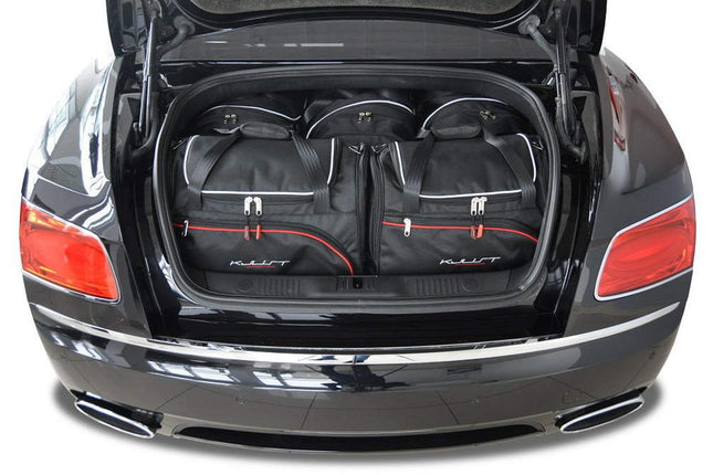 Kjust Reistassenset voor Bentley Continental Flying Spur 2005-2014 - Set van 5 Tassen met 3 Roltassen en 2 Sporttassen