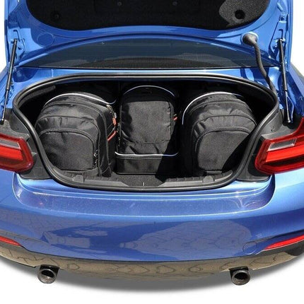 Kjust Reistassenset voor BMW 2 serie coupe 2014-2022 - Set van 4 Tassen met 2 Roltassen en 2 Sporttassen