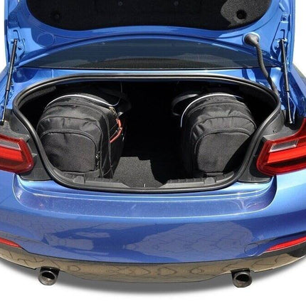 Kjust Reistassenset voor BMW 2 serie coupe 2014-2022 - Set van 4 Tassen met 2 Roltassen en 2 Sporttassen