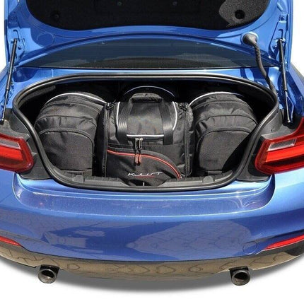 Kjust Reistassenset voor BMW 2 serie coupe 2014-2022 - Set van 4 Tassen met 2 Roltassen en 2 Sporttassen