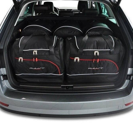 Kjust Reistassenset voor Skoda Superb stationwagen 2015-2024 - Set van 5 Tassen met 3 Roltassen en 2 Sporttassen
