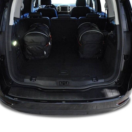 Kjust Reistassenset voor Ford Galaxy 2015-2018 - Set van 5 Tassen met 3 Roltassen en 2 Sporttassen