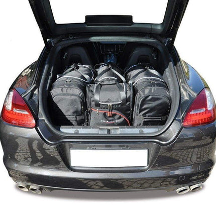 Kjust Reistassenset voor Porsche Panamera 2009-2017 - Set van 4 Tassen met 2 Roltassen en 2 Vliegtuigtassen