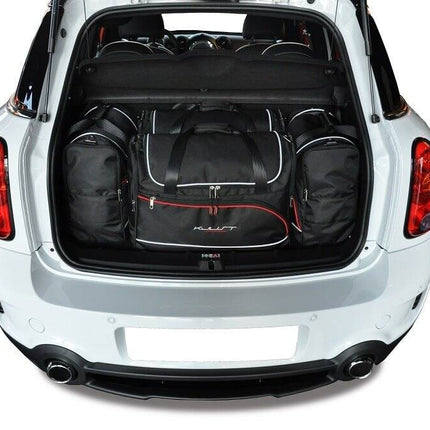 Kjust Reistassenset voor Mini Countryman 2010-2017 - Set van 4 Tassen met 4 Vliegtuigtassen