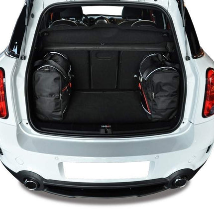 Kjust Reistassenset voor Mini Countryman 2010-2017 - Set van 4 Tassen met 4 Vliegtuigtassen