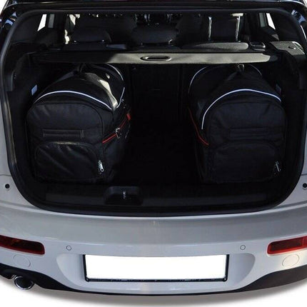 Kjust Reistassenset voor Mini Clubman vanaf 2015 - Set van 4 Tassen met 2 Roltassen 1 Sporttas en 1 Vliegtuigtas