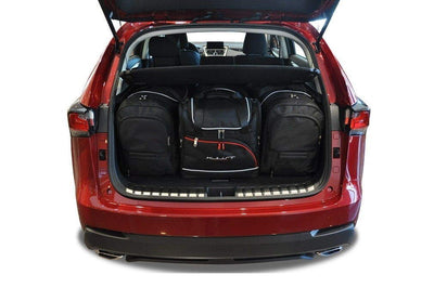 Kjust Reistassenset voor Lexus NX 2014-2021 - Set van 4 Tassen met 2 Roltassen 1 Sporttas en 1 Vliegtuigtas