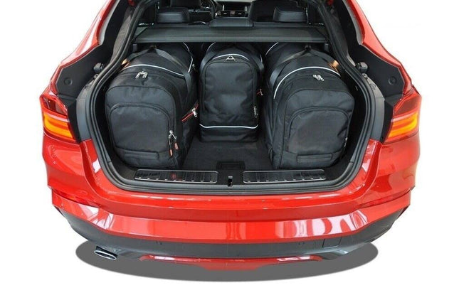 Kjust Reistassenset voor BMW X4 2014-2018 - Set van 4 Tassen met 2 Roltassen en 2 Sporttassen