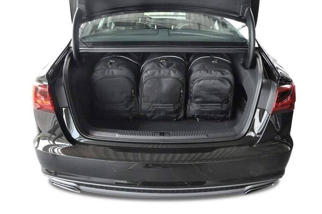 Kjust Reistassenset voor Audi A6 Sedan 2011-2018 - Set van 5 Tassen met 3 Roltassen en 2 Vliegtuigtassen