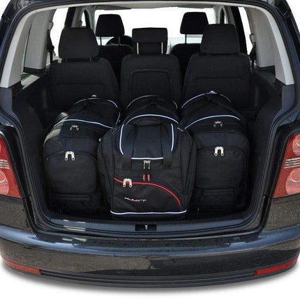 Kjust Reistassenset voor Volkswagen Touran 2003-2010 - Set van 4 Tassen met 3 Roltassen en 1 Sporttas
