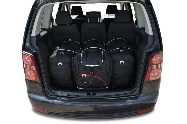 Kjust Reistassenset voor Volkswagen Touran 2003-2010 - Set van 4 Tassen met 3 Roltassen en 1 Sporttas