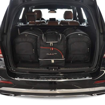 Kjust Reistassenset voor Mercedes Benz GLE 2015-2019 - Set van 4 Tassen met 2 Roltassen en 2 Sporttassen