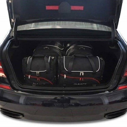 Kjust Reistassenset voor BMW 7 serie 2015-2022 - Set van 4 Tassen met 2 Roltassen en 2 Vliegtuigtassen
