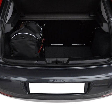 Kjust Reistassenset voor Fiat Punto 5-deurs 2009-2019 - Set van 4 Tassen met 3 Sporttassen en 1 Vliegtuigtas