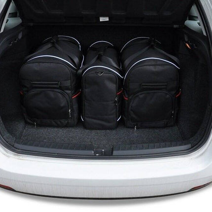 Kjust Reistassenset voor Seat Ibiza ST stationwagen 2010-2017 - Set van 5 Tassen met 2 Roltassen en 3 Vliegtuigtassen