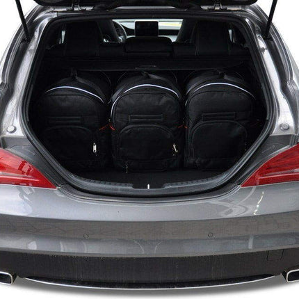 Kjust Reistassenset voor Mercedes Benz CLA Shooting Brake 2015-2019 - Set van 5 Tassen met 3 Roltassen en 2 Sporttassen