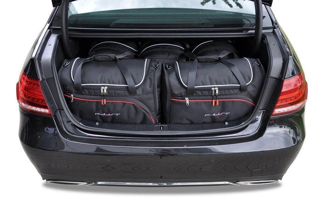 Kjust Reistassenset voor Mercedes Benz E-Klasse Limousine 2009-2016 - Set van 5 Tassen met 3 Roltassen en 2 Sporttassen