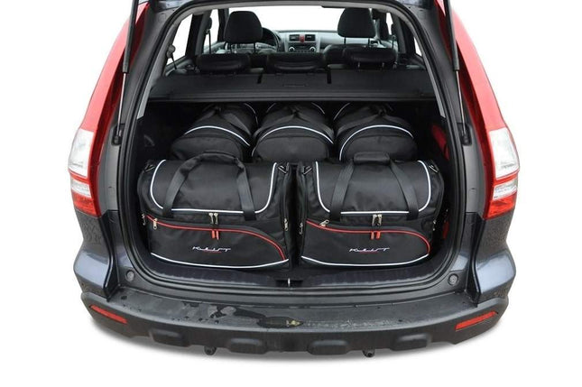 Kjust Reistassenset voor Honda CRV 2007-2012 - Set van 5 Tassen met 3 Roltassen en 2 Vliegtuigtassen