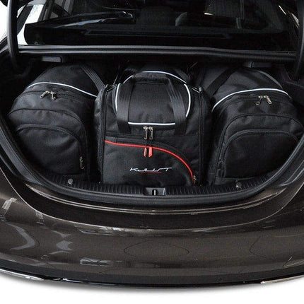Kjust Reistassenset voor Mercedes Benz C-Klasse Limousine 2007-2014 - Set van 4 Tassen met 2 Roltassen en 2 Sporttassen