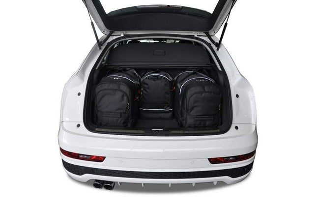 Kjust Reistassenset voor Audi Q3 2011-2019 - Set van 4 Tassen met 2 Roltassen en 2 Sporttassen