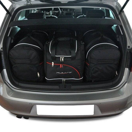 Kjust Reistassenset voor Volkswagen Golf 5-deurs 2013-2020 - Set van 4 Tassen met 2 Roltassen en 2 Sporttassen
