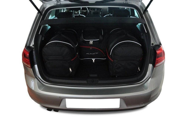 Kjust Reistassenset voor Volkswagen Golf 5-deurs 2013-2020 - Set van 4 Tassen met 2 Roltassen en 2 Sporttassen
