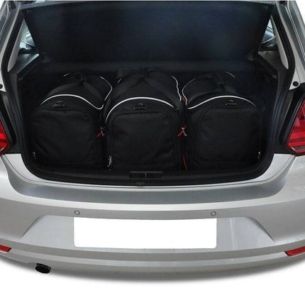 Kjust Reistassenset voor Volkswagen Polo 5-deurs 2009-2018 - Set van 3 Tassen met 3 Sporttassen