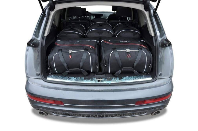 Kjust Reistassenset voor Audi Q7 2006-2015 - Set van 5 Tassen met 3 Roltassen en 2 Sporttassen
