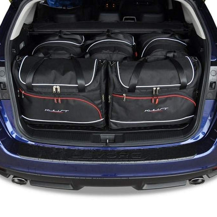 Kjust Reistassenset voor Subaru Levorg 2015-2020 - Set van 5 Tassen met 3 Roltassen en 2 Vliegtuigtassen