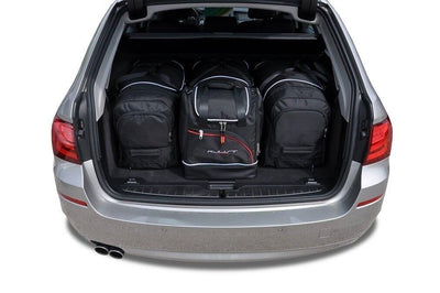 Kjust Reistassenset voor BMW 5 serie Touring 2010-2017 - Set van 4 Tassen met 3 Roltassen en 1 Sporttas