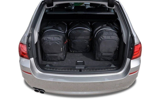 Kjust Reistassenset voor BMW 5 serie Touring 2010-2017 - Set van 4 Tassen met 3 Roltassen en 1 Sporttas