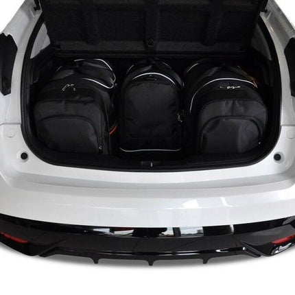 Kjust Reistassenset voor Honda Civic 5-deurs 2011-2017 - Set van 4 Tassen met 2 Roltassen 1 Sporttas en 1 Vliegtuigtas