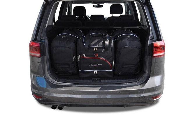 Kjust Reistassenset voor Volkswagen Touran vanaf 2015 - Set van 4 Tassen met 3 Roltassen en 1 Sporttas