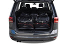 Kjust Reistassenset voor Volkswagen Touran vanaf 2015 - Set van 5 Tassen met 3 Roltassen en 2 Vliegtuigtassen